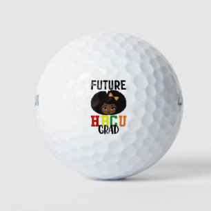 Balles De Golf Future diplômée HBCU Fille Remise des diplômes Col