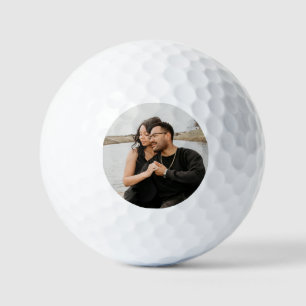 Balles De Golf Garde-photo personnalisée en couple