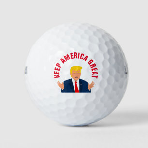 Balles De Golf Garder l'Amérique Grande élection Donald Trump