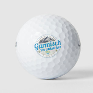 Balles De Golf Garmisch Partenkirchen Bavière Alpes Vintages