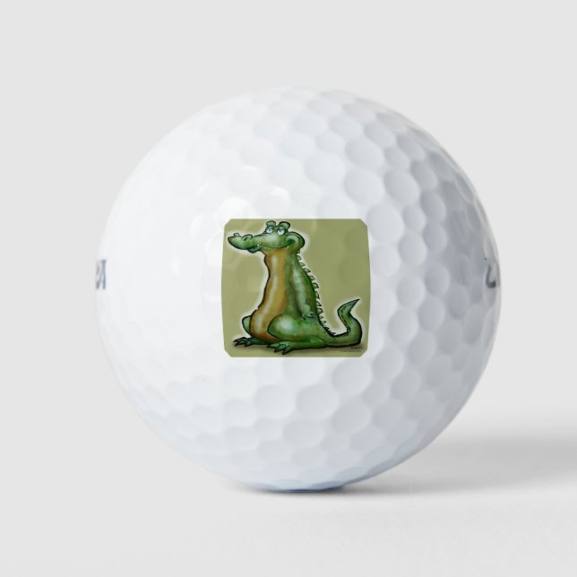 Balles De Golf Gator Dude (Devant)