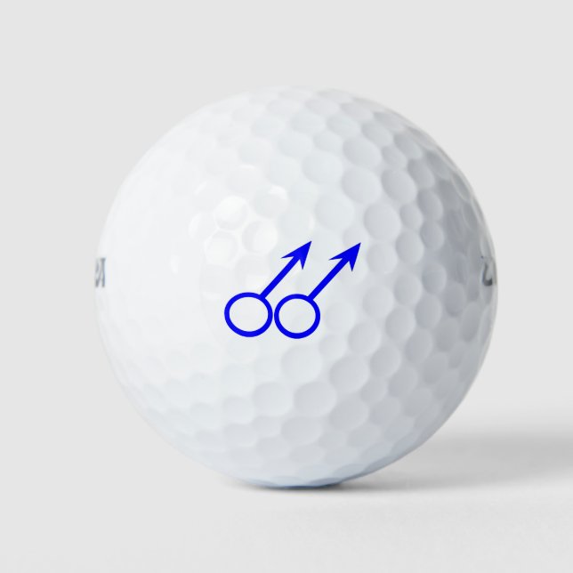 Balles De Golf Gay Lovers Golf Ball (Devant)