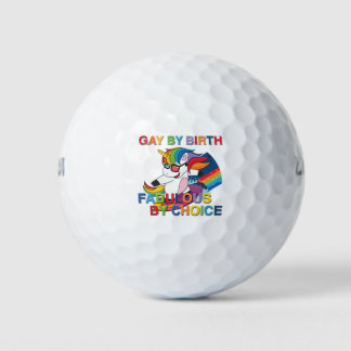 Balles De Golf Gay Par Naissance, Fabrique Par Choix, LGBT, Cadea