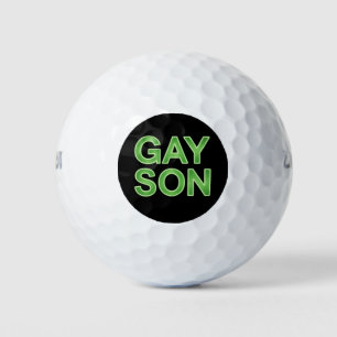 Balles De Golf Gay Son Funny LGBTQ Pride