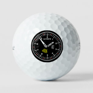 Balles De Golf Geek de l'aviation pilote Altimeter