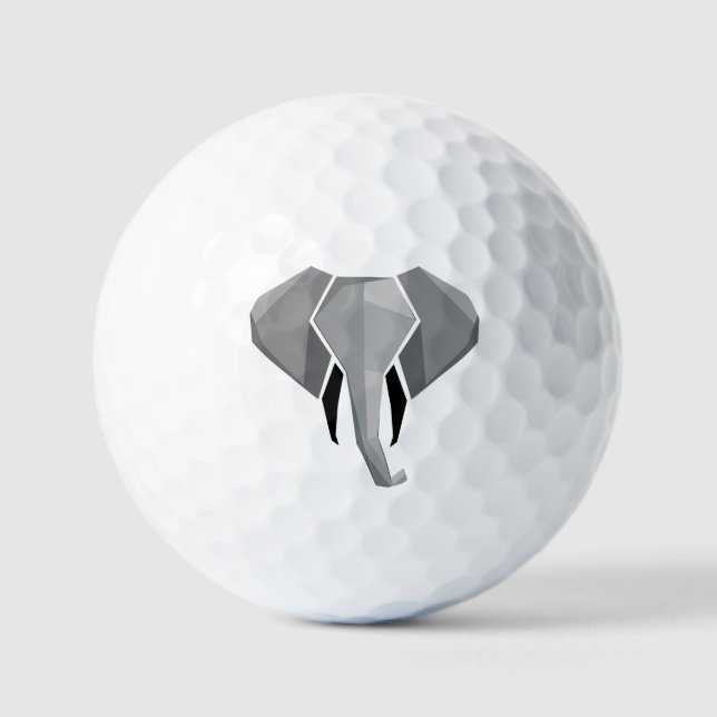 Balles De Golf Géométrie Tête d'éléphant (Recto)