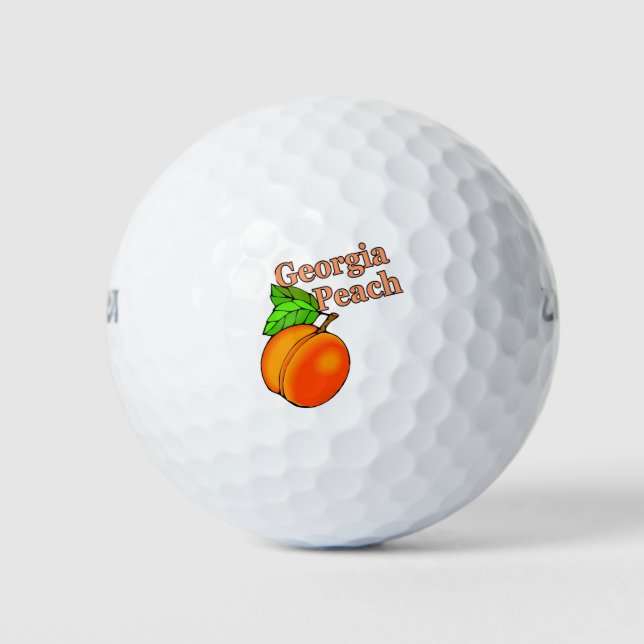 Balles De Golf Georgia Peach (Devant)