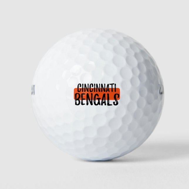 Balles De Golf Go Bengals (Devant)