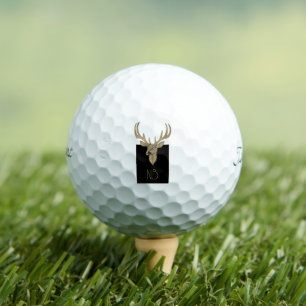 Balles De Golf Gold Deer Head