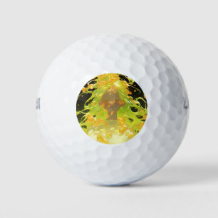 Balles De Golf Golden Liquid Imaginaire Anime Girl