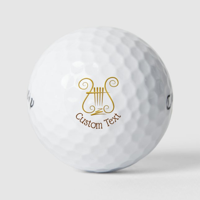 Balles De Golf Golden lyre (Devant)