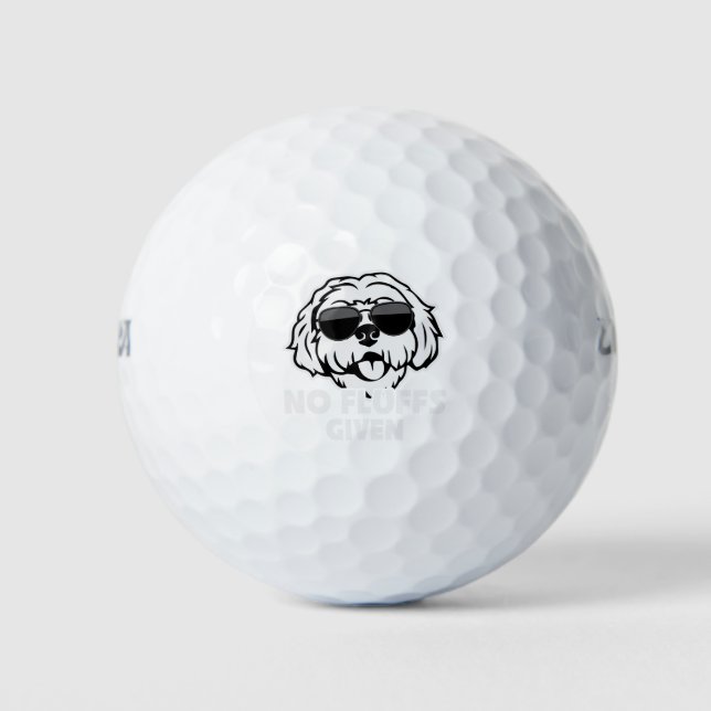 Balles De Golf Goldendoodle Labradoodle No Fluffs Chien (Devant)