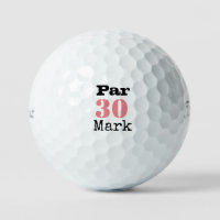 Golf 30e anniversaire Par tee trente