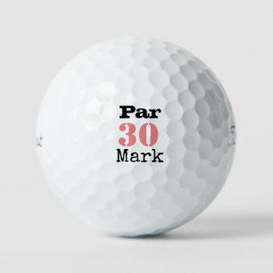 Balles De Golf Golf 30e anniversaire Par tee trente