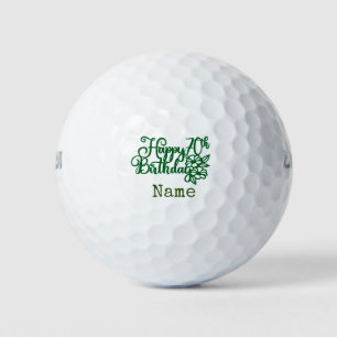 Balles De Golf Golf 70e anniversaire pour golfeur avec le numéro 