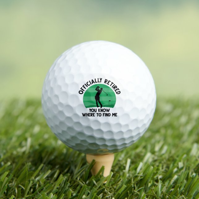 Balles De Golf Golf à la retraite officielle (T-shirt Insitu)