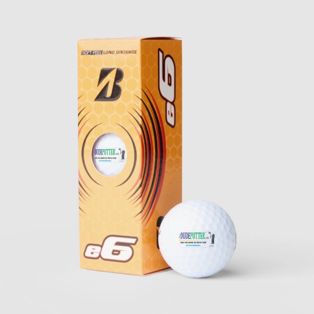 BALLES DE GOLF GOLF BALL ~~LE PUTTER DUDE (Emballage)
