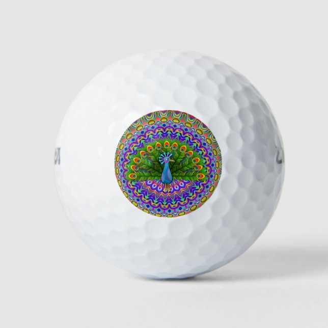 Balles De Golf Golf Ball Peacock (Devant)