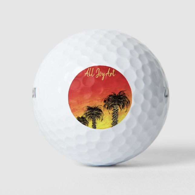 Balles De Golf Golf Balls - "Desert Celebration" par All Joy Art (Devant)