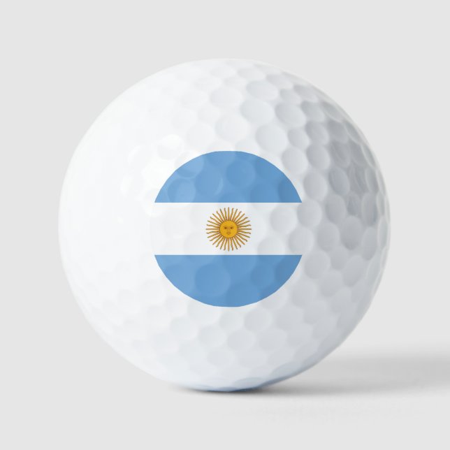 Balles De Golf Golf / Drapeau / Bandera de Argentina (Recto)