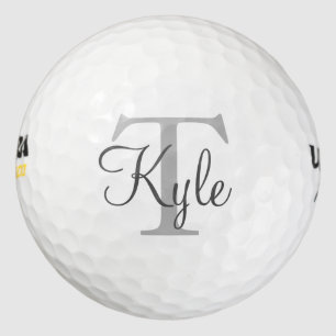 Balles De Golf Golf fait sur commande Balls  Initials Name de
