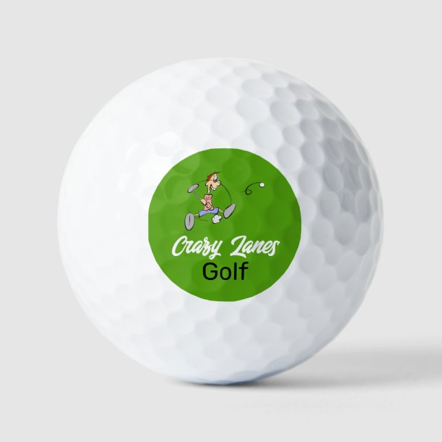 Balles De Golf Golf fou, Mini Golf Course (Recto)