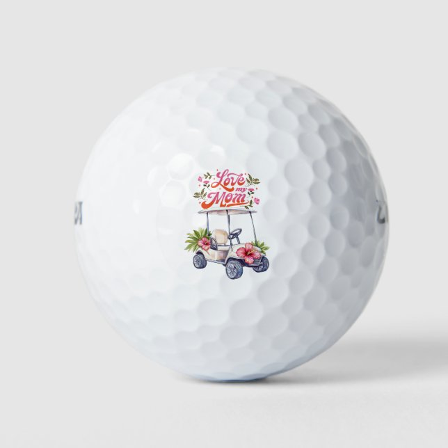 Balles De Golf Golf happy Mother's Day golf mom (Devant)