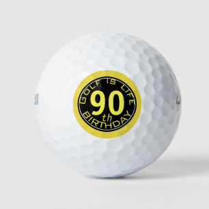 Balles De Golf Golf is Life personnalisable 90e anniversaire Golf