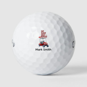 Balles De Golf Golf Manger Dormir Golf Répéter pour golfeur