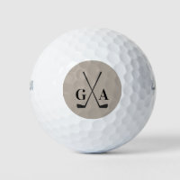 Golf moderne typographie initiales monogramme élég
