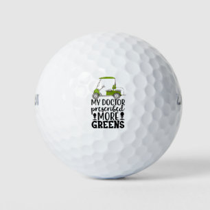 Balles De Golf Golf Mon médecin a prescrit plus de vert drôle