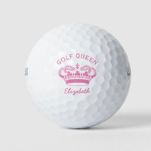 Balles De Golf Golf Queen Gold Crown (Devant)