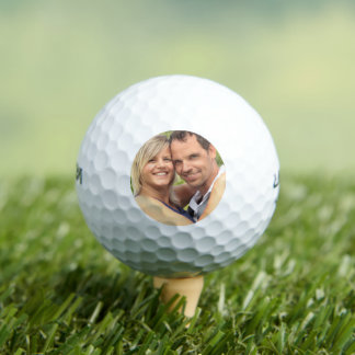 Balles De Golf Golfer Photo personnalisée Boules de golf