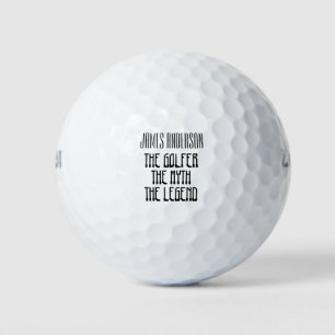 Balles De Golf Golfer, The Myth, The Legend, Funny 