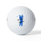 Golfeur personnalisé bleu