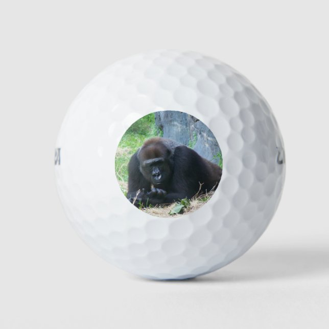 Balles De Golf Gorilla noire (Devant)