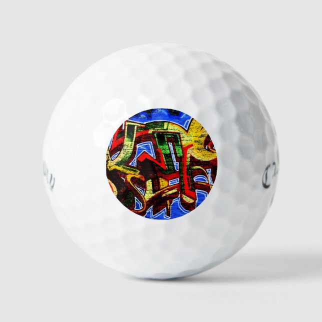 Balles De Golf Graffiti 17 css gbm (Recto)
