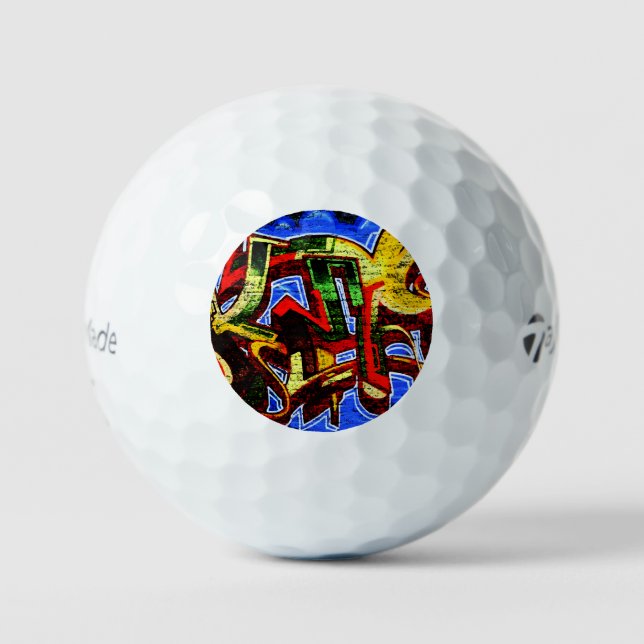 Balles De Golf Graffiti 17 tmtp5 gbm (Recto)