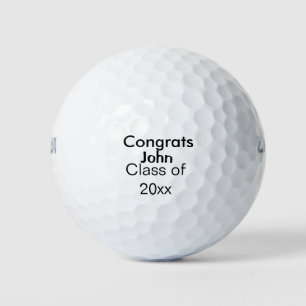 Balles De Golf grand garçon ajouter nom félicitations date année