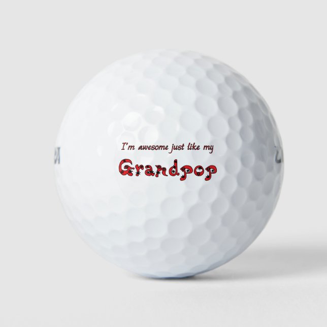 Balles De Golf Grand-pop génial (Devant)