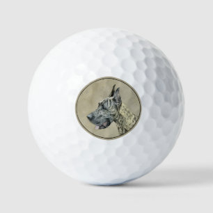 Balles De Golf Grande Danse (Brindle) Peinture - Art Chien origin