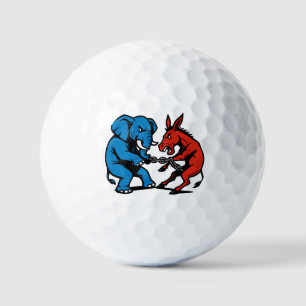 Balles De Golf Graphique Éléphant contre Âne