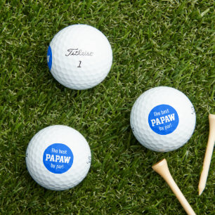 Balles De Golf Green Best Grandpa By Par Fête des pères Golf Ball
