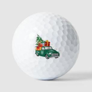 Balles De Golf Green Christmas Tree Car Noël