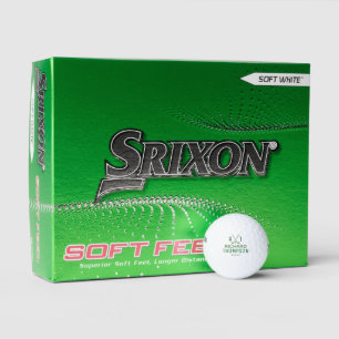 Balles De Golf Green Monogram Golfballs avec son nom
