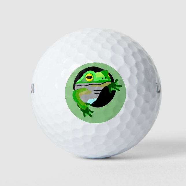 Balles De Golf Grenouille verte (Devant)