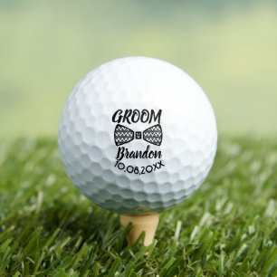 Balles De Golf Groom Black Cadeau Mariage marieur Bachelor party