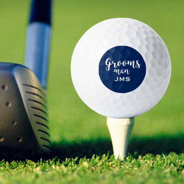 Balles De Golf Groomsman Mariage personnalisé Favoriser Monogramm (Créateur téléchargé)