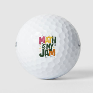 Balles De Golf Groovy Math est mon truc premier jour de rentrée s