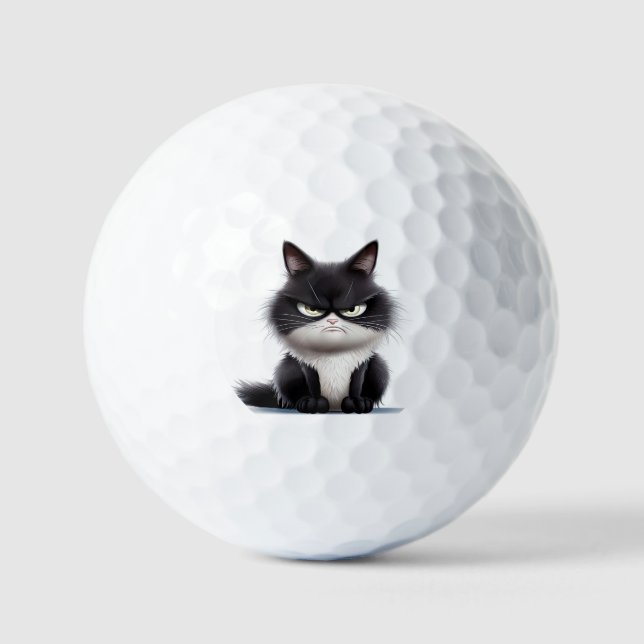 Balles De Golf Grumky cat (Recto)